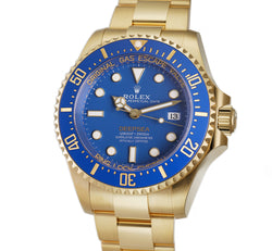 44mm 18k Yellow Gold Blue Dial