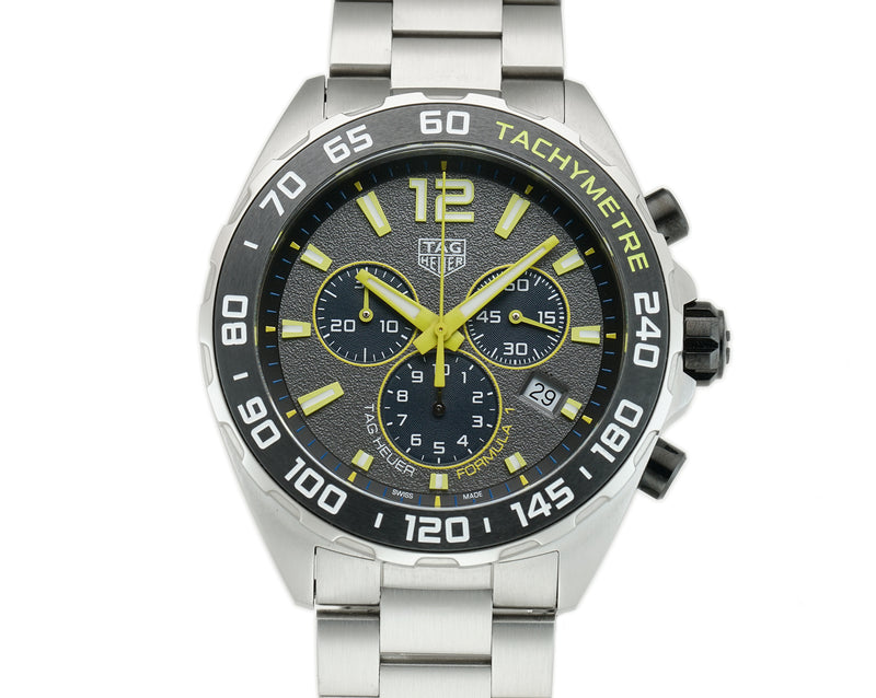 43mm Chronograph Grey Dial Steel