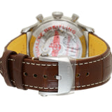 41mm B01 Chronograph Steel Mint Light Green Dial on Leather Strap