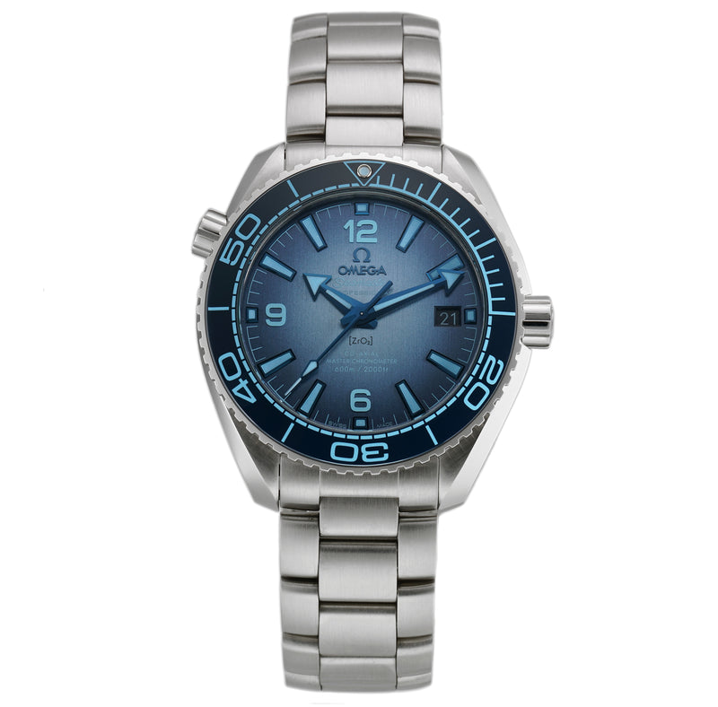 40mm Planet Ocean 600M Summer Blue Dial Steel