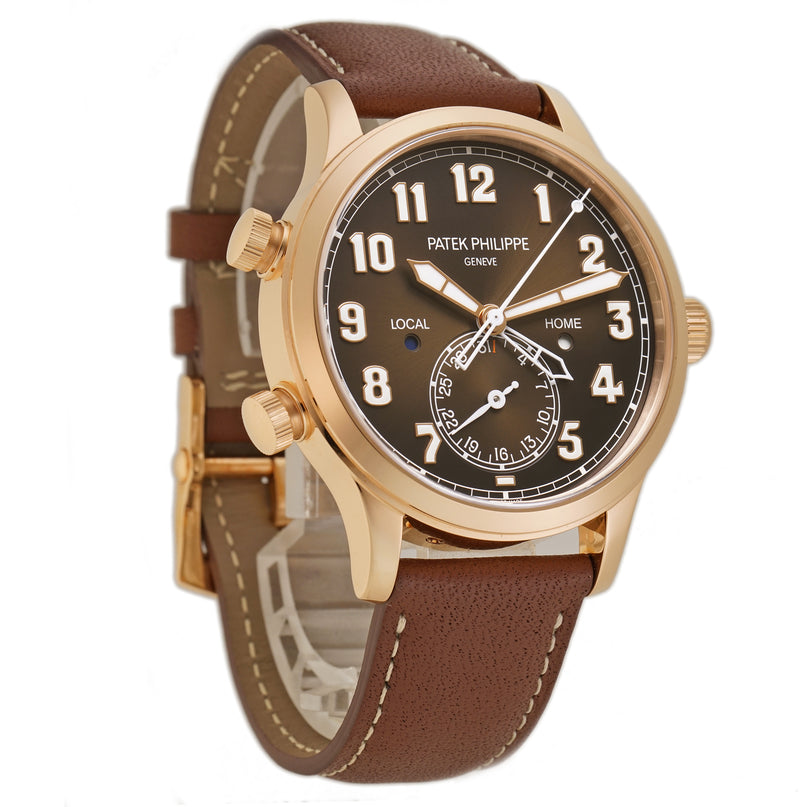 42mm Pilot Travel Time 18k RG Chocolate Dial Full Set 2022