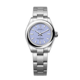 28mm No-Date Stainless Steel Lavender Dial
