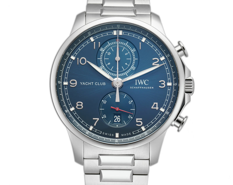 45mm Yacht Club Chronograph Steel Blue Dial