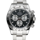 40mm 18k White Gold Black Dial Caliber 4131