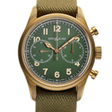 42mm Chrono Bronze Khaki Green Dial Limited Edition