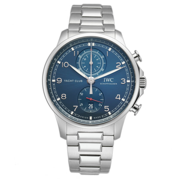 45mm Yacht Club Chronograph Steel Blue Dial