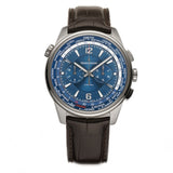 44mm Chronograph World Time Titanium Blue Dial 2022
