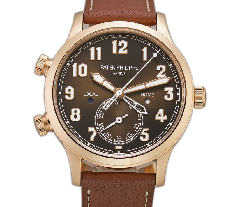 42mm Pilot Travel Time 18k RG Chocolate Dial Full Set 2022