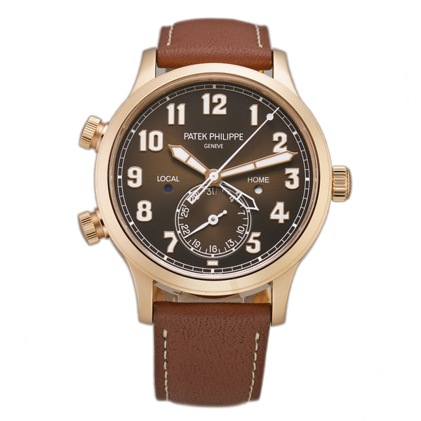 42mm Pilot Travel Time 18k RG Chocolate Dial Full Set 2022