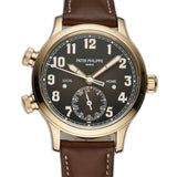 38mm Pilot Travel Time 18k RG Chocolate Brown Dial