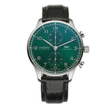 41mm Chronograph Steel Green Dial