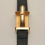 28mm Tribute Duoface 18k RG Blue Dial JLC Serviced 2025