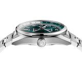 41mm Twin-Time Stainless Steel Green Dial GMT