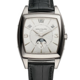 39mm Calendario 18k WG Silver Dial Patek Serviced 2025