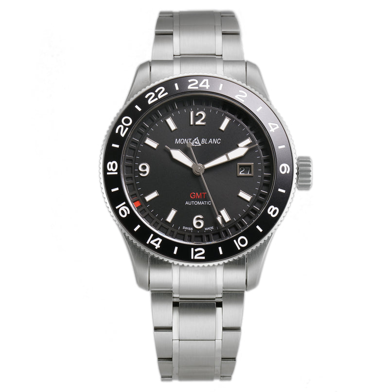 42mm Automatic GMT Black Dial Stainless Steel Bracelet
