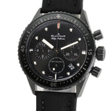 44mm Bathyscaphe Flyback Chronograph Ceramic Black Dial