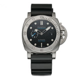 44mm QuarantaQuattro Steel Black Dial