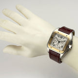 42mm Santos 100 XL Chronograph Steel and 18k YG