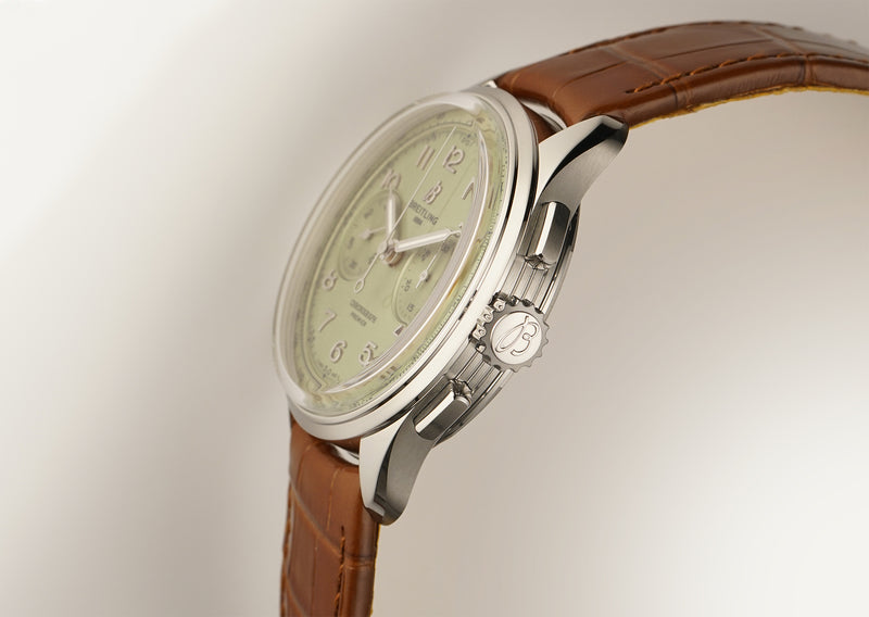 40mm Premier B09 Chronograph Pistachio Green Dial