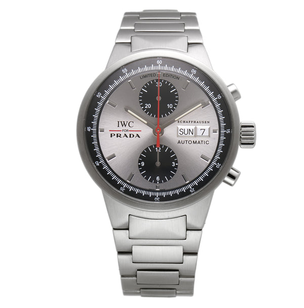 39mm Chronograph Steel Silver Dial Limited Edition For Prada