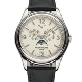 39mm Annual Calendar 18k WG Ivory Dial Deployant