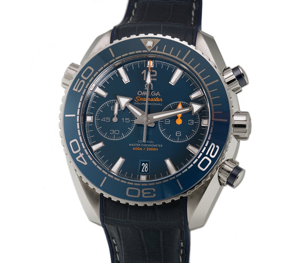 46mm Planet Ocean Chronograph Stainless Steel Blue Dial 2023
