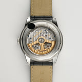 42mm Universal Time True Second Steel Blue Dial 2015