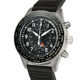 46mm Timezoner Stainless Steel Chrono Black Dial 2023