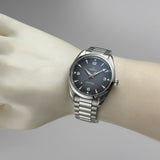 38mm Railmaster 150M Steel Grey Dial