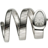 35mm Tubogas Double Spiral Steel Silver Dial
