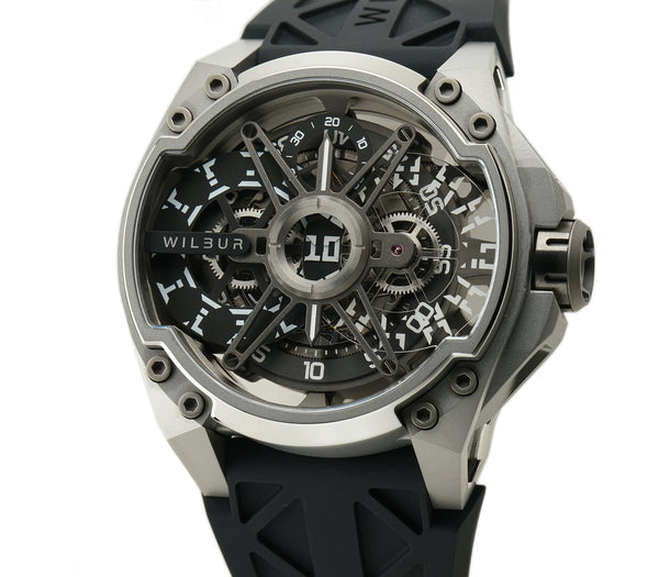 LEO JW1.2 Multi-finish titanium with Silver, grey, and black- Limited to 25 pieces