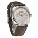 40mm Quaranta Steel White Sun-Brushed Dial