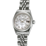 26mm Steel Factory MOP Diamond Dial 18k Fluted Bezel P Serial 2002