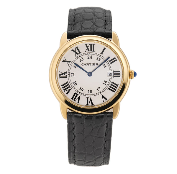 36mm Ronde Solo 18k Yellow Gold