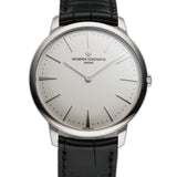 40mm 18k White Gold Manual Wind