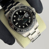 40mm Black Ceramic Bezel Black Dial RubberB
