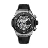 44mm Unico Titanium Chronograph Ceramic Bezel Skeleton Dial
