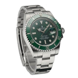 40mm Hulk Steel Green Dial Ceramic Bezel Full Set 2010