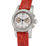 31mm Ladies 18k White Gold Diamond Bezel