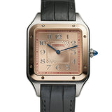 34mm Santos-Dumont Steel and 18 RG Salmon Dial LTD ED
