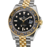 40mm Steel & Yellow Gold Ceramic Bezel Black Dial Jubilee Bracelet