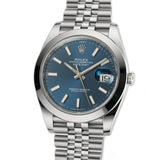 41mm Steel Blue Index Dial Jubilee
