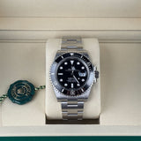 41mm Date Steel Black Dial