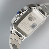 40mm Large Steel Dual Time Anthracite Grey Dial