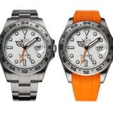 42mm White Polar Dial Orange RubberB 2014