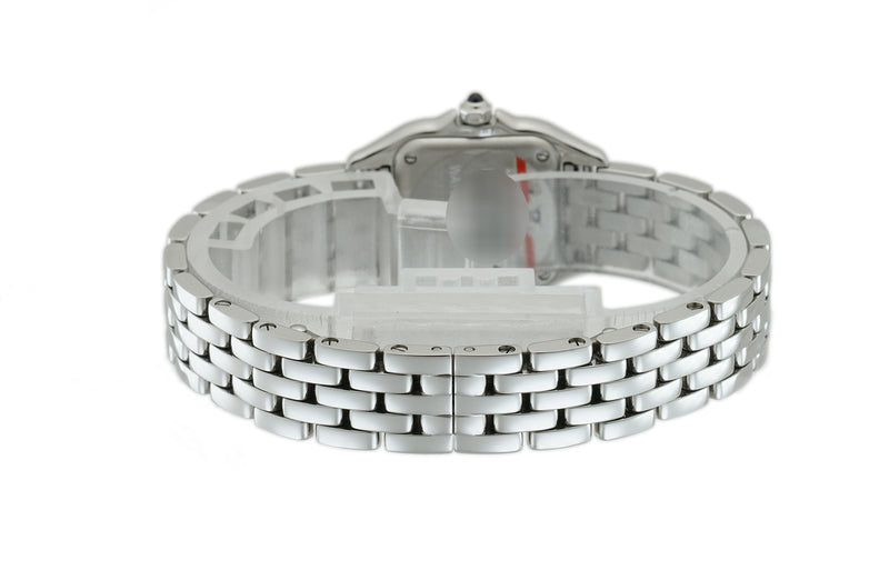 23mm Silver Dial Diamond Bezel Stainless Steel Bracelet