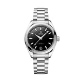 34mm Aqua Terra 150M Steel Bracelet Black Dial