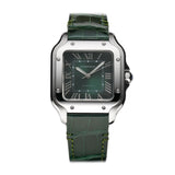 35mm Medium Steel Green Dial