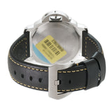 44mm Luminor Logo Black Steel Black Dial