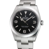 40mm Stainless Steel Black Dial